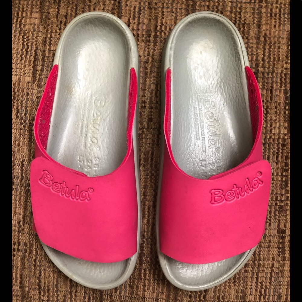 BETULA PINK SANDAL POOL SLIDE 38-5 EURO 7.5 US